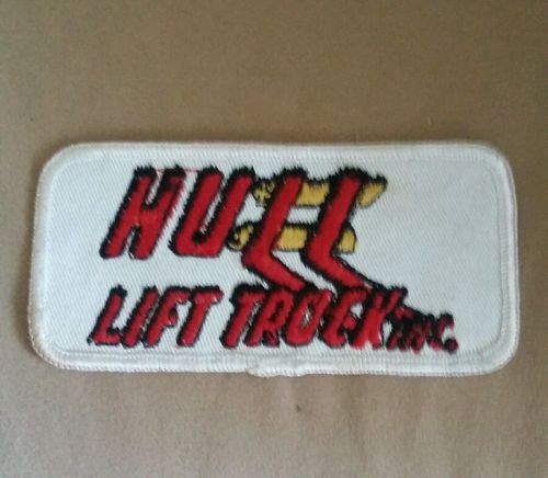 Vintage hull lift truck inc patch sew on