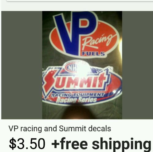 Vp racing and summit decals