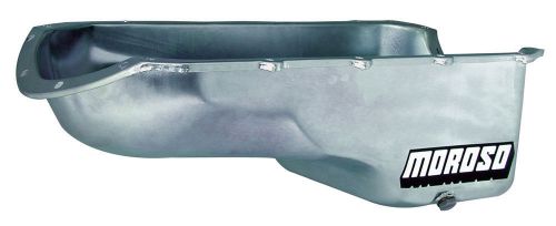 Moroso stock replacement engine oil pan 7-1/8 in deep pontiac v8 p/n 20492