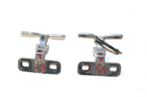 Bmw oem e53 x5 rear trunk upper hatch lid hinges left &amp; right titan silver set