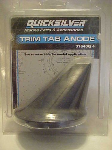 Quicksilver trim tab anode 31640q 4