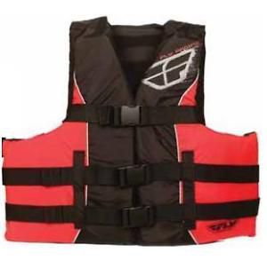 Instock fly vest red/black large/xlarge 221-60432