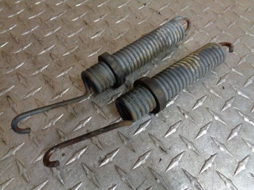 84 mercedes 300 d auto turbo diesel front hood hinge springs pair oem