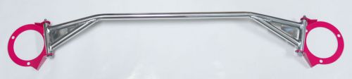 Front race strut tower brace bar pink fits subaru impreza wrx/sti 02-07