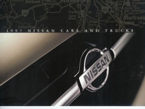 1997 nissan full line brochure  200/240sx maxima altima sentra quest trucks