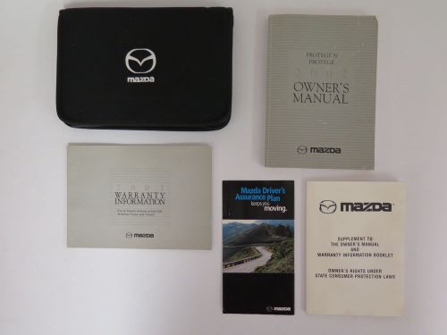 2002 mazda protege 5 owners manual book