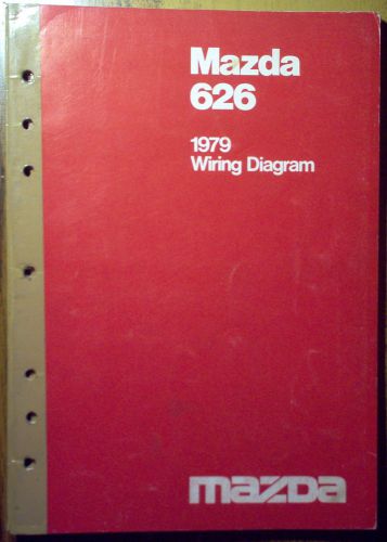 1979 mazda 626 wiring diagram service shop manual 79 oem