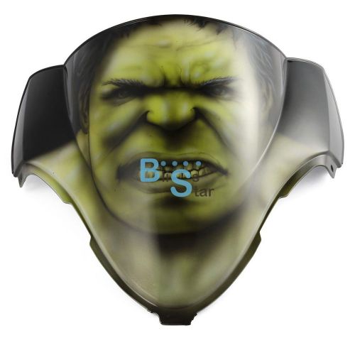 Airbrushed green hulk windscreen windshield for kawasaki fairing motorcycle