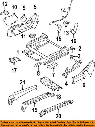 Mopar oem uz281dvab seats & tracks-recline handle