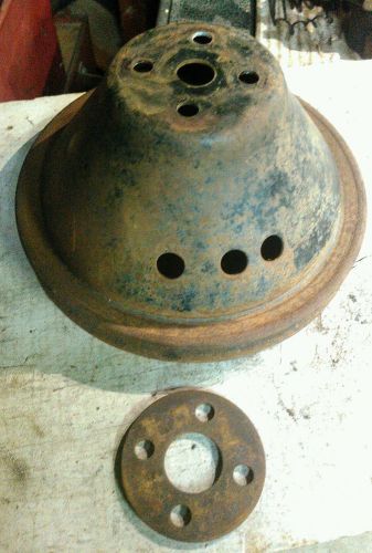 1958 ford 332 single sheave water pump pulley