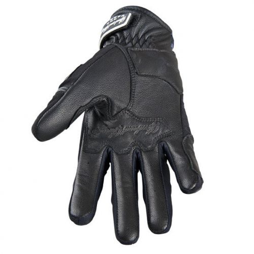 Speed and strength cat out&#039;a hell-short womens leather/textile gloves, black, xl