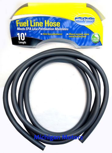 Marpac 3/8" marine fuel line hose, 10' length, grey, low permeation - 7-6798