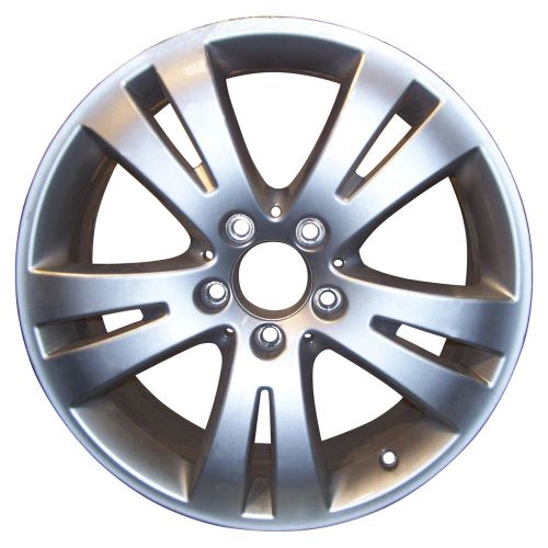 Oem reman 17x7.5 alloy wheel, rim light silver full face painted - 65524