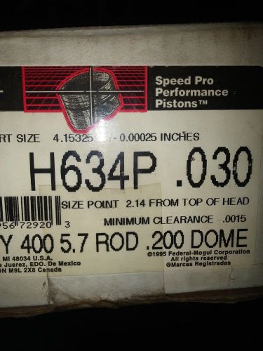Speed pro h 634 .030 dome piston
