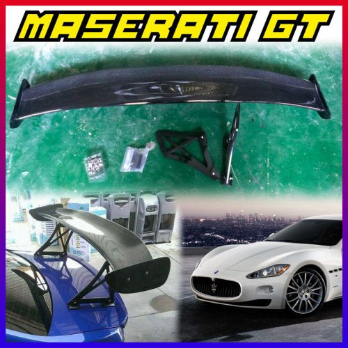 Carbon fiber trunk boot spoiler for maserati gran turismo coupe 2dr mc s type 14