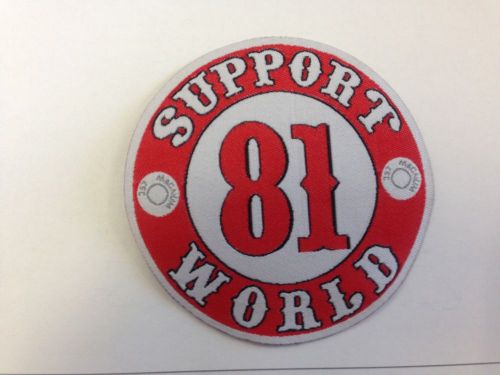 Support 81 world,81mc nomads patch angels 666 hells outlaw biker 1%er vest patch