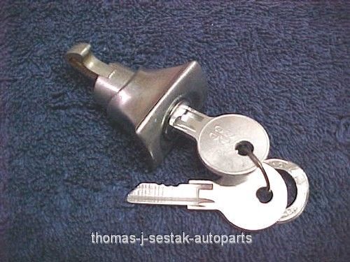 Nos glove lock &amp;  dpcd keys 1938 chrysler dodge plymouth desoto - part #80683