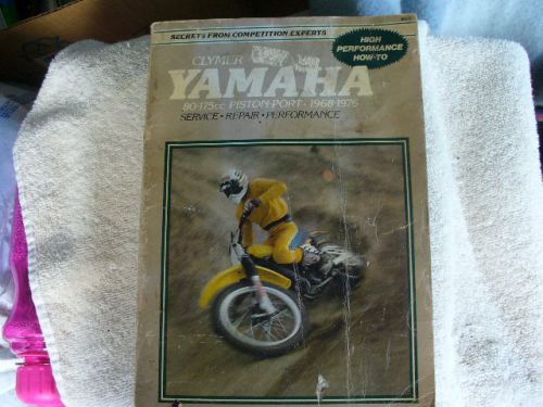 Motorcycle yamaha 68 to 76 service manual by clymer