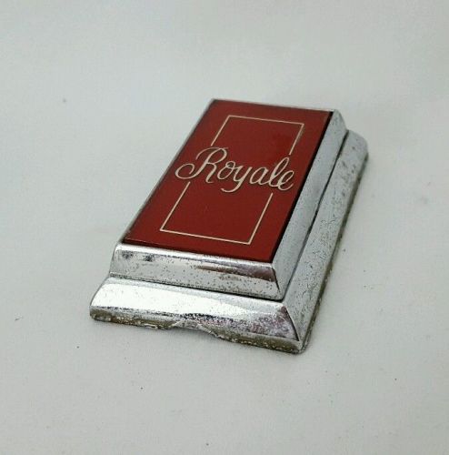 1980s oldsmobile 88 royale trunk lock cover emblem assembly 20005138 - nice!