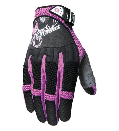  2015 joe rocket streetmriding gear heart breaker womens motorcycle gloves sz m