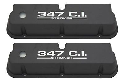 Ansen 7636 sb ford aluminum valve covers 347 black