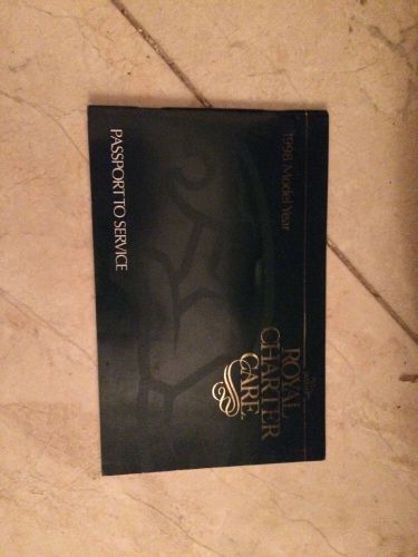 1998 jaguar xj xjs owner manual passport to service