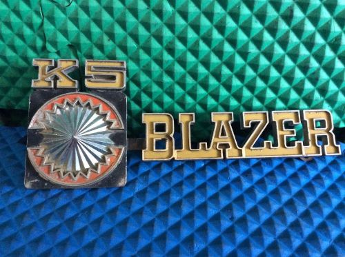 1975-1980 chevy k5 blazer fender emblem used