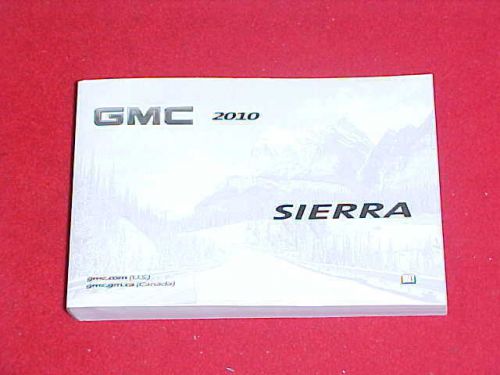 2010 new gmc sierra pickup truck 1500 2500 3500 owners manual service 10