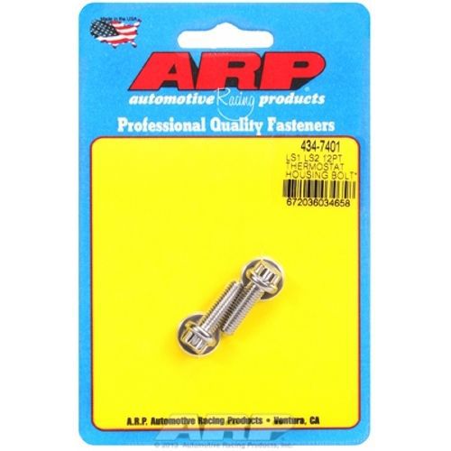 Arp 434-7401 thermostat housing bolt kit, for chevy gen iii/ls series sb, ss