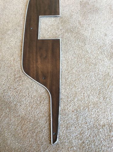 1971 -1974 b body dodge plymouth auto console woodgrain face plate