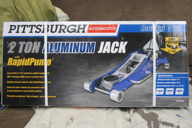 Pittsburg automotive 2 ton aluminum jack
