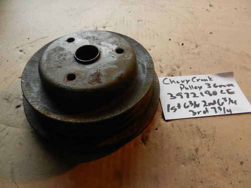 Gm chevy big block crankshaft pulley truck 4x4 camaro nova impala 396 427 454