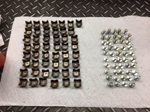 Lot of 49 vintage n.o.s. 3/4" ice claws complete with hardware, fits omc+more
