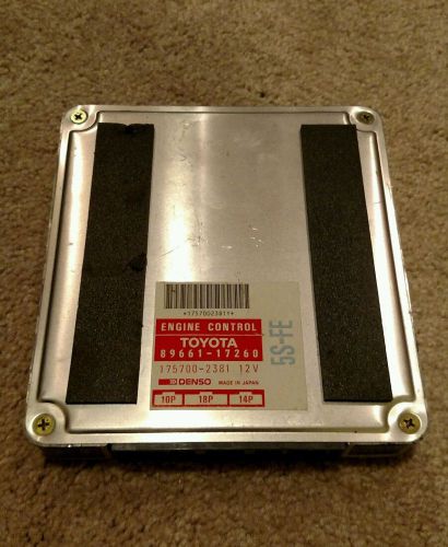 Toyota mr2 ecu - 5sfe 2.2l na 4-cylinder mt 89661-17260