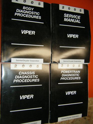2005 dodge viper original factory service manual plus diagnostic procedures