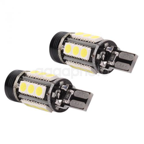 2 pcs smd 5050 led white light rv camper car backup canbus xenon turning lamps