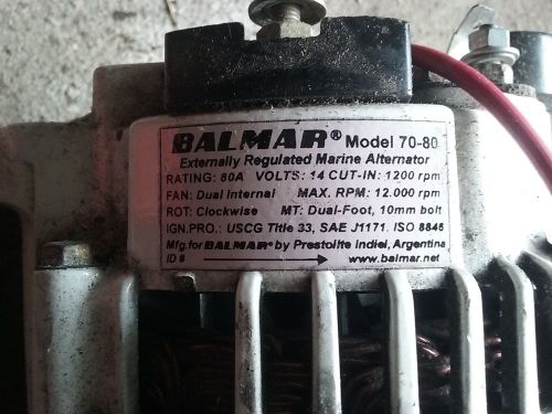 Balmar model 70-80 alternator
