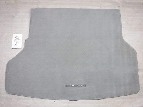 Oem cargo mat liner carpet trunk toyota highlander 08-13 grey nice