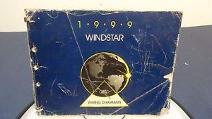 1999 99 ford windstar wiring diagram shop manual service book nice oem