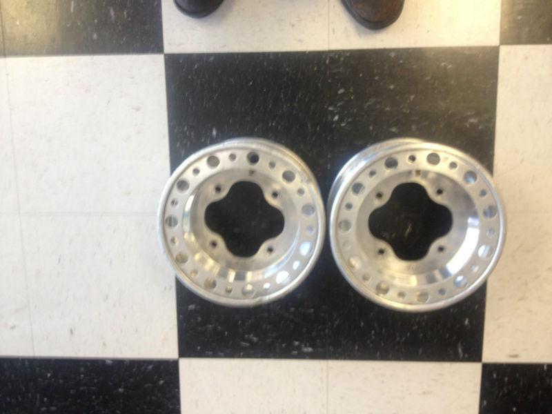 2 - itp baja 3+2 front rims wheels honda 450r trx450r 250r 400ex