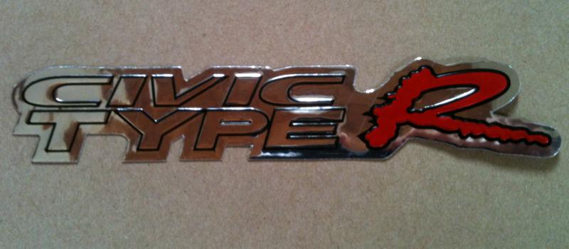 Racing type r foil sticker motocross honda jdm b-18 b-16 civic ex dx lx eg ek si