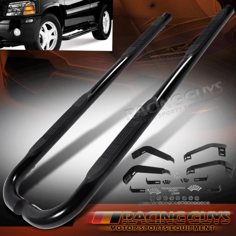 Buy BLACK SIDE STEP RAILS SUV RUNNING BOARDS NEW PAIR SET REPLACEMENT