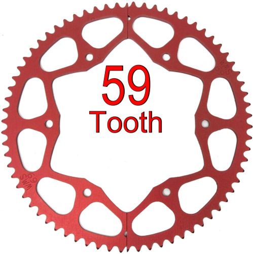 59T Tooth #35 Chain Split Sprocket Two 2 Piece Gear Drift Trike Go Kart Racing, US $23.95, image 3