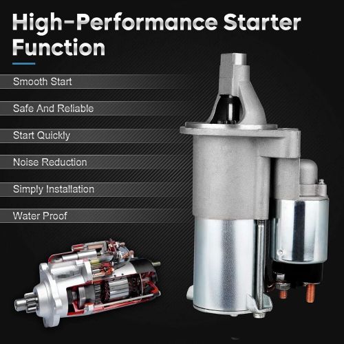 Starter for jeep wrangler 3.8 3.8l 2007-2011, dodge nitro 4.0 4.0l 07 08 09...