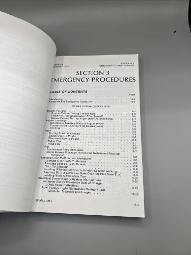 1982 Cessna Information Manual Cutlass RG Model 172RG, US $32.99, image 5