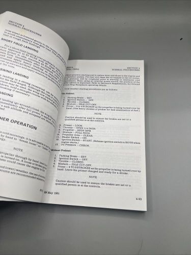 1982 Cessna Information Manual Cutlass RG Model 172RG, US $32.99, image 8