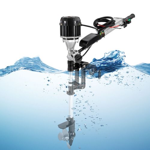 1000W 48V Electric Outboard Motor Fishing Boat Engine Brushless Trolling Motor, US $307.50, image 24