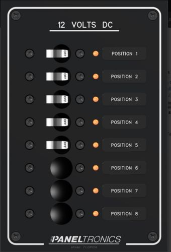 Paneltronics 9972204B - DC 8 Position Circuit Breaker Panel- Never used, US $80.00, image 7