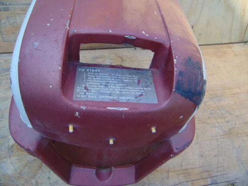 Vintage Johnson Seahorse RD 1956-1958 Front Half of Hood/Cowl Parts Display OMC, US $19.99, image 3
