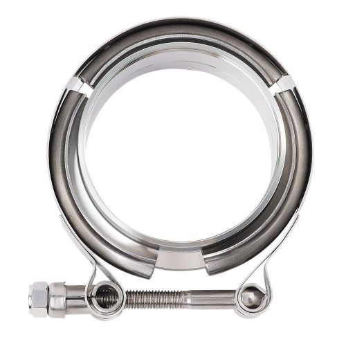 LokoCar V Band Clamp With Flange ID 3.5 Inch Male Female Stainless Steel Silver, US $25.99, image 3